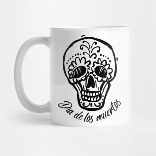 Dia de los muertos - white design - day of the dead Mug